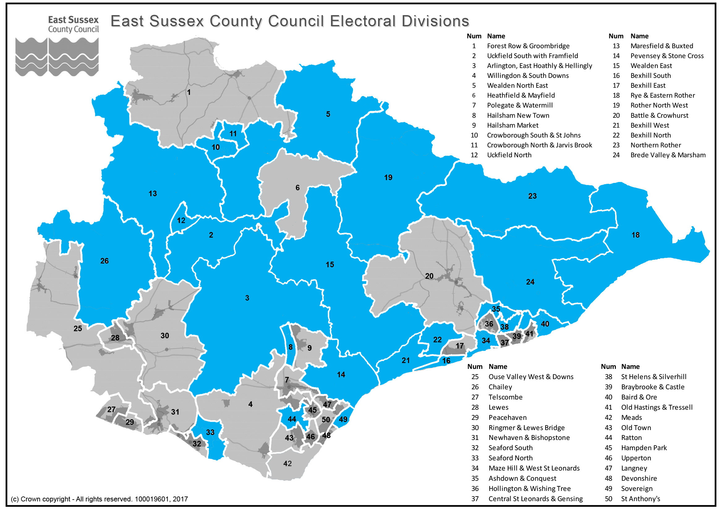 Your county council map